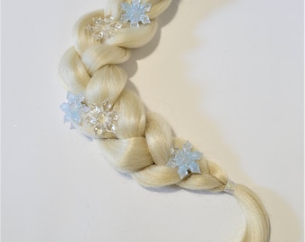 REGINA ELSA FROZEN Costume Tiara fascia treccia -  Italia