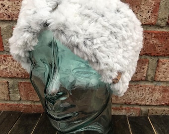 Music Instruments Crazy Blue Illustration Winter Earmuffs Ear Warmers Faux Fur Foldable Plush Outdoor Gift