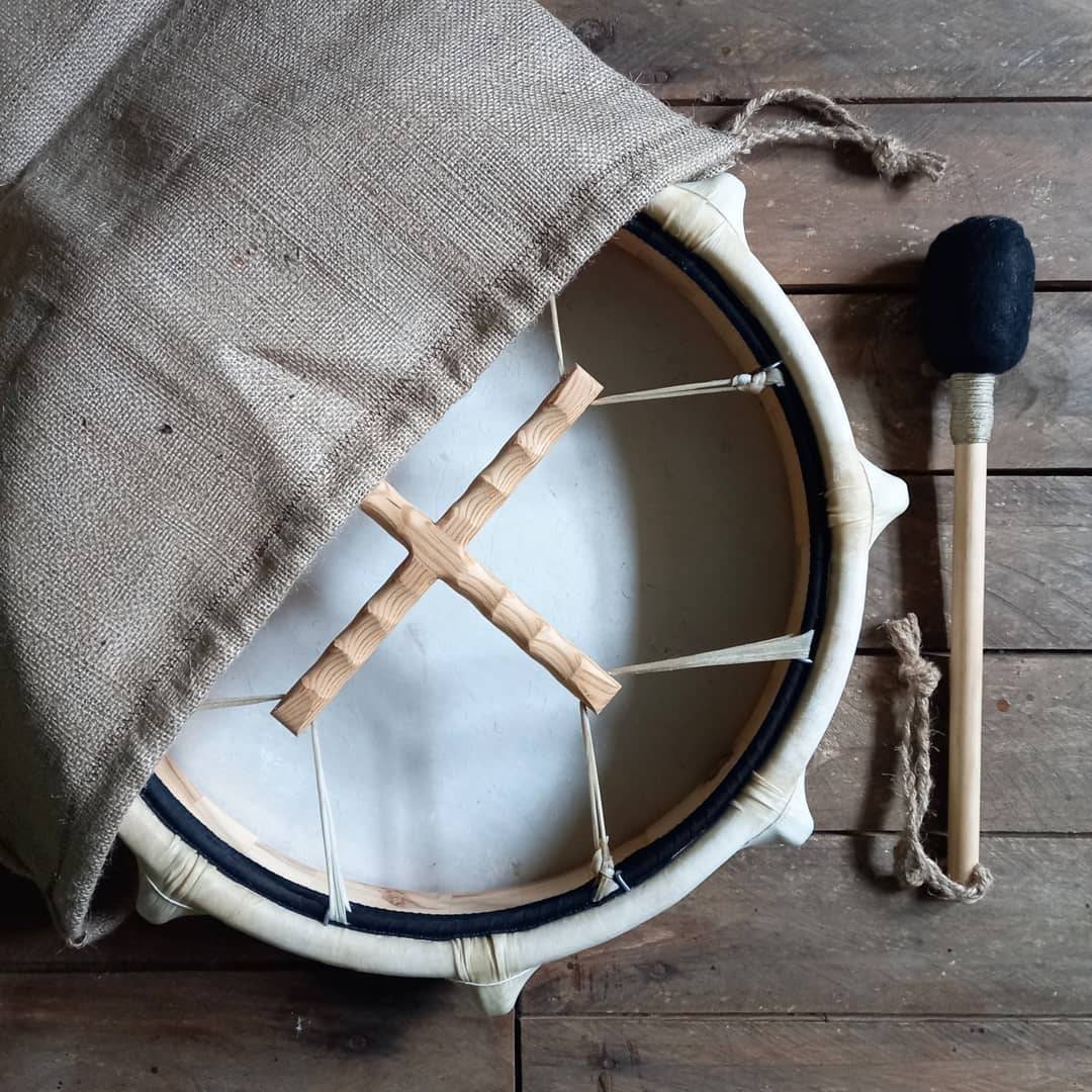 Bandoulière Pour Tambour – Coussin épais Rembourré – Sangle Réglable 4 Cm – Pour Djembe, Percussion – Confort Dos Et Nuque