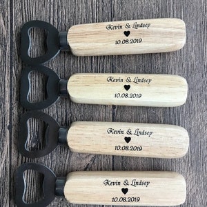 Bulk Personalized Bottle Opener | Wedding Favors | Rustic Wedding | Engraved | Wedding Gift | Farmhouse Wedding