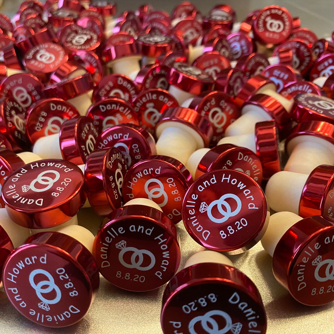 Bulk Personalized Wine Stopper Wedding and Party Favors Wine Etsy