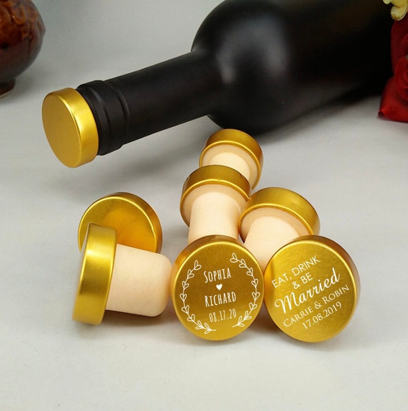 Bulk Personalized Wine Stopper Wedding and Party Favors Wine Etsy