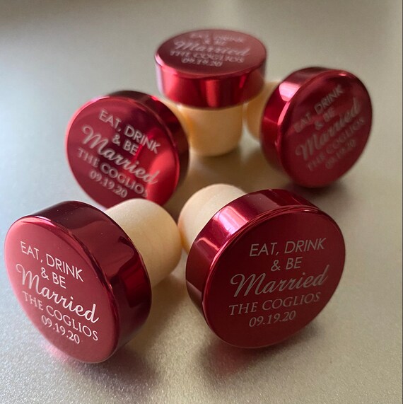 Bulk Personalized Wine Stopper Wedding and Party Favors Wine Etsy