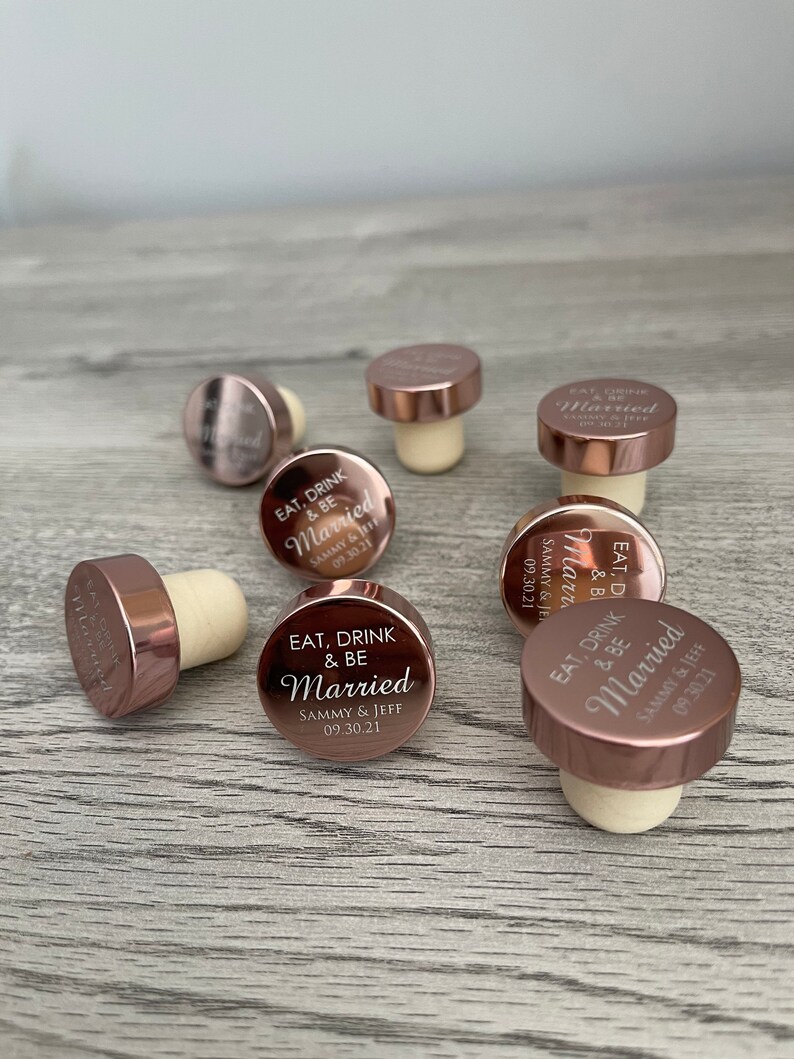 Bulk Personalized Wine Stopper Wedding and Party Favors Wine Etsy