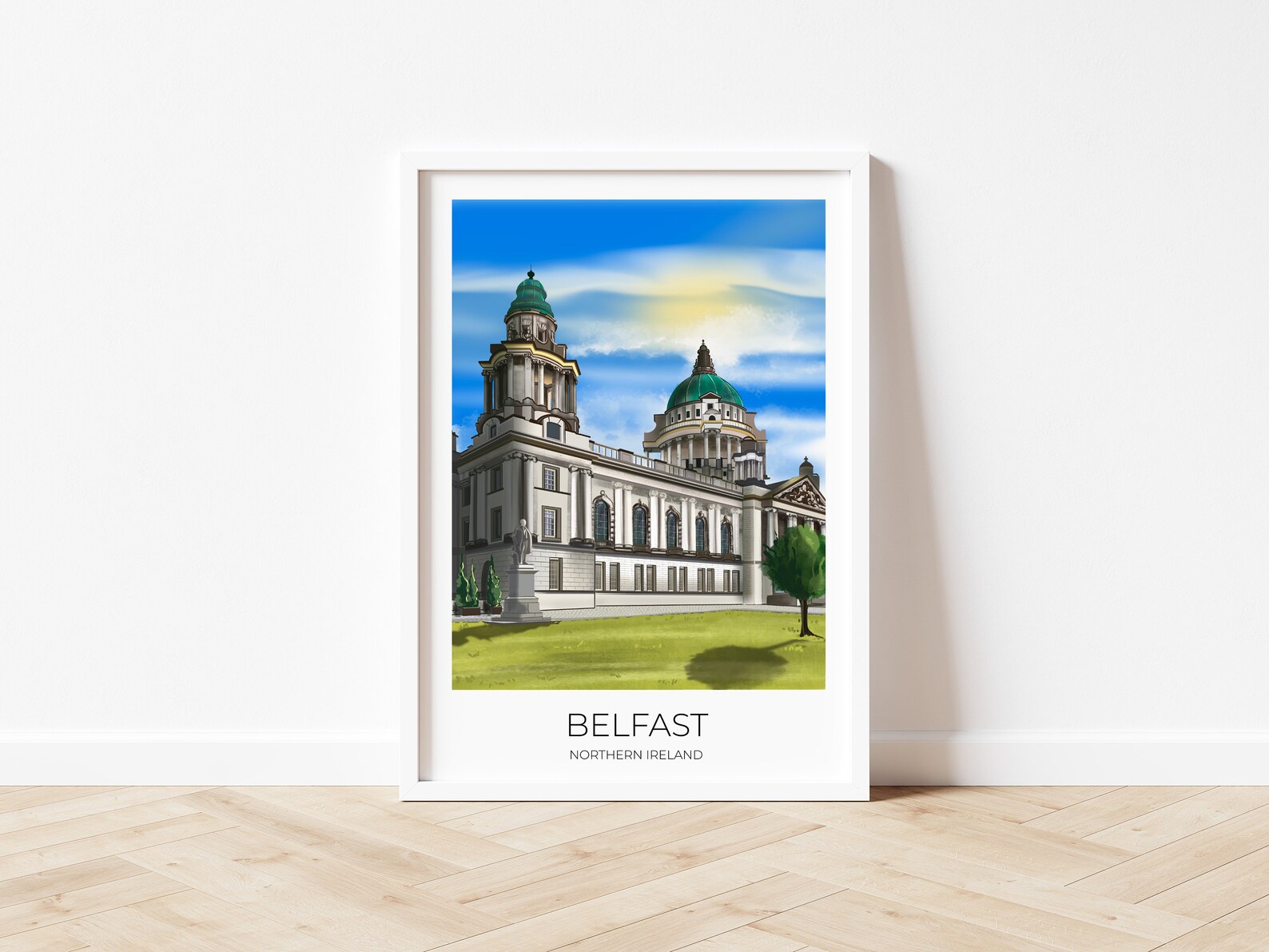 Belfast Travel Poster Wall Print Travel Poster Belfast Etsy