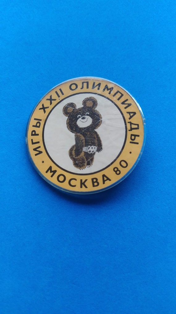 Pin's Olympique Moscou 1980 - NOC Pin - Taille S