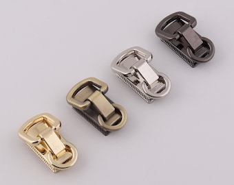 silver D buckle connectors 2 sizes 10