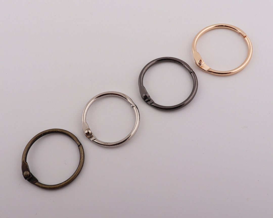25mm Inner Loose Leaf Rings Split Ring Binder Rings Journal Rings Album ...