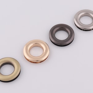17mm alloy eyelets screw eyelet round grommet metal grommets for leather craft 2-4-10 pcs