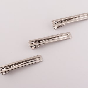 silver hair alligator clips, hair accessory blanks, hair clips, bulk alligator clips, flower hair bow clip, silver alligator 10-20-50 pcs