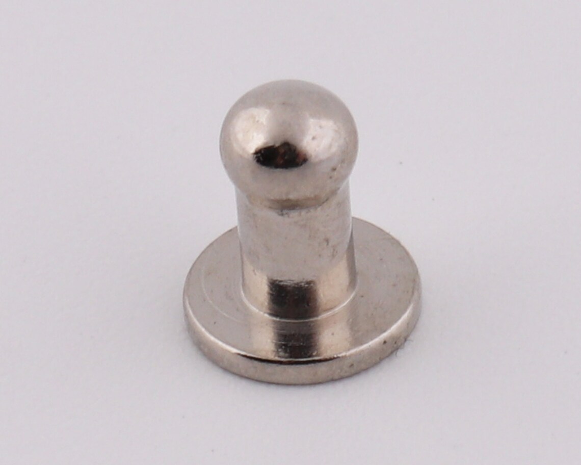 Screwed Rivet 4 Mm Metal Screw Rivets Round Head Screwed Rivets Leather Rivet Metal ...