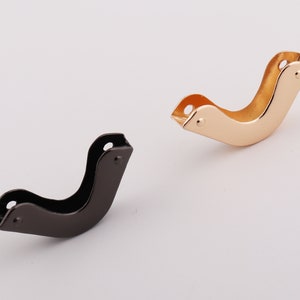 2-4-8 pcs metal purse corner light gold/gun black bag corner protector bag corner clip bag  end corner25mm×25mm×5mm