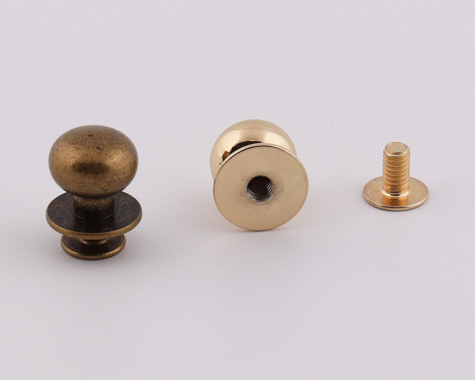 Screwed Rivet 12 Mm Metal Screw Rivets Round Head Screwed Rivets Leather Rivet Metal ...