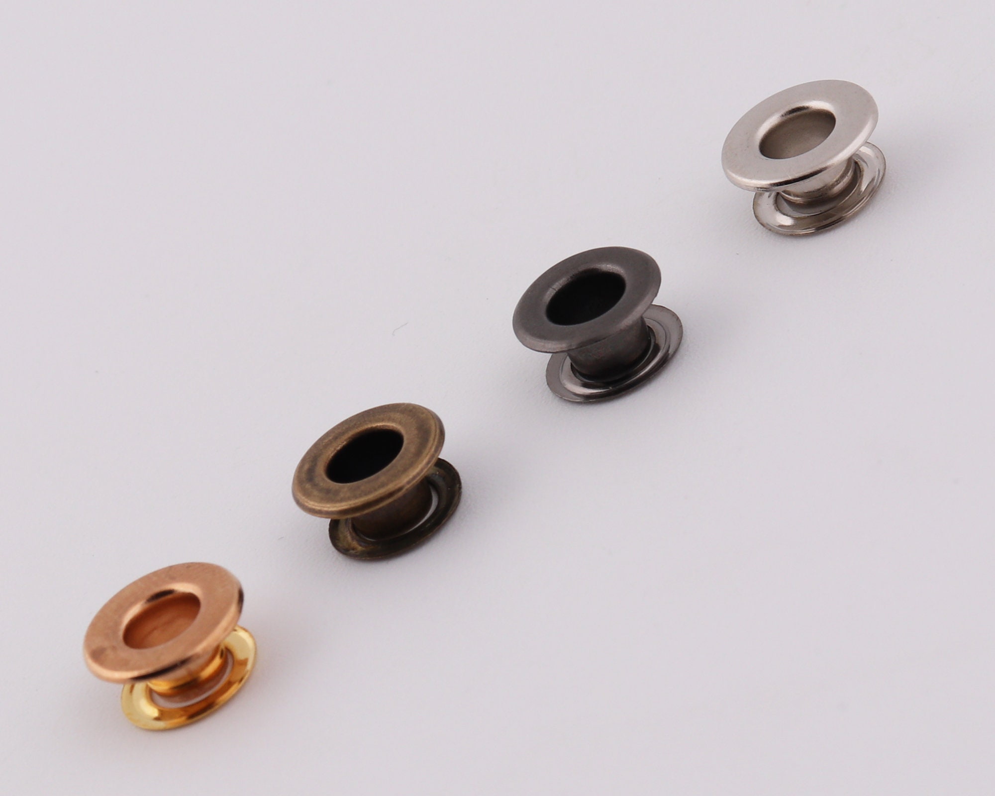 4.5mm Metal Eyelets Round Grommet Metal Grommets for Leather Etsy UK