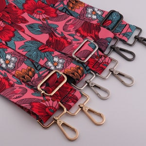 1.5&quot; (38mm) width 82cm-148cm adjustable crossbody strap replacement strap flower bag strap  single shoulder handbag strap