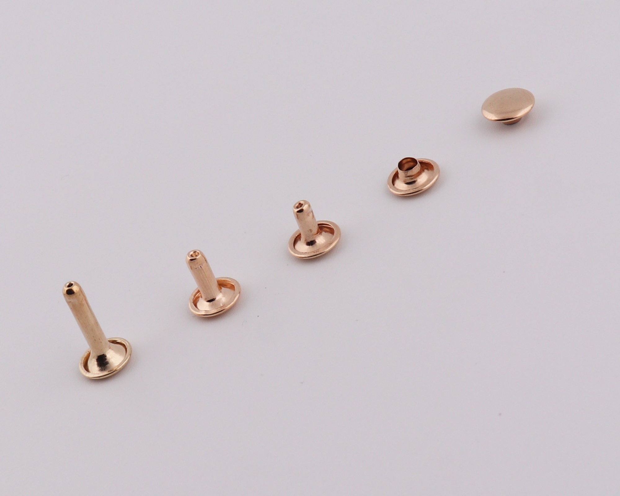 9×8mm 9×10mm 9×16mm Metal Rivets Double Cap Round Rivets Leather Rivet ...