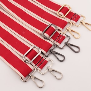 1.5&quot; (38mm) width 82cm-148cm  adjustable length canvas shoulder strap crossbody bag purse handbag straps replacement shoulder bag strap