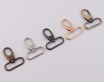 1.5" (38mm Inner) swivel clasp hook,snap hook,metal lobster clasp,webbing strap hook,swivel strap hook for bag, purse,spring hook 2-4-10pcs