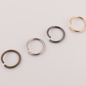 20-50-100 pcs （18mm inner）plated open Jump rings metal o ring metal o jump ring for supply