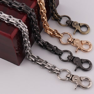 120cm metal crossbody bag chain, 12mm high quality purse chain, shoulder handbag chain,replacement handle chain 1-2 pcs