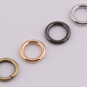 3/4&quot; (20mm Inner) metal o ring round o ring purse o ring circle ring buckle belt strap webbing o ring bag hardware  2-4-10 pc