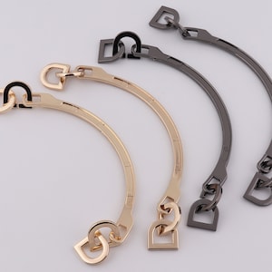 1 pair 5&quot; (122mm Inner ) metal purse handle bag handle arch style semcircle bag handle metal handle holding hands