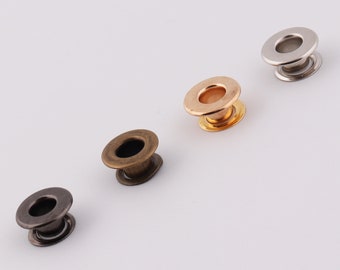 4mm metal eyelets round grommet metal grommets for leather craft 20 pcs contact customer service for other quantities