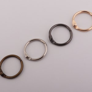 38mm inner loose leaf rings split ring binder rings card rings cards journal album rings book rings for bookbinding 2-4-10-20 pcs