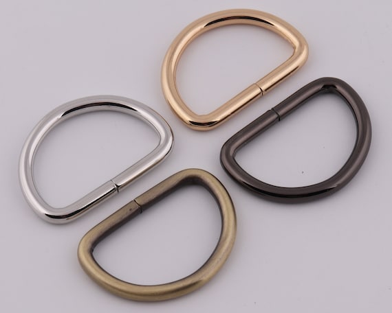 1.5" (40mm Inner) bronze d ring metal d ring non welded d ring bag hardware bag connector duffel bag connector 2-4-10pcs
