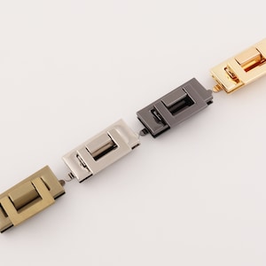 1-2-5 pcs bag lock purse twist lock metal lock turn lock purse hardware 45mm×20mm