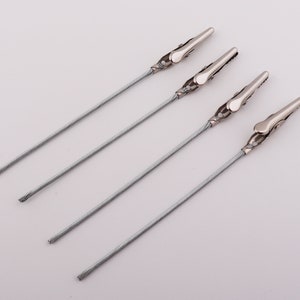 119mm argent métal alligator clips avec dents alligator pinces à une broche alligator clips fils carte photo clips 10-20-30 pcs
