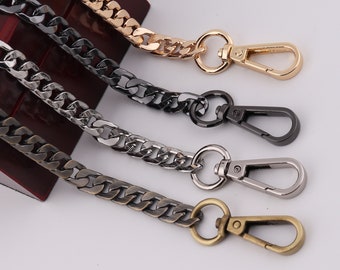 120cm metal crossbody bag chain, 10mm high quality purse chain, shoulder handbag chain,replacement handle chain 1-2 pcs