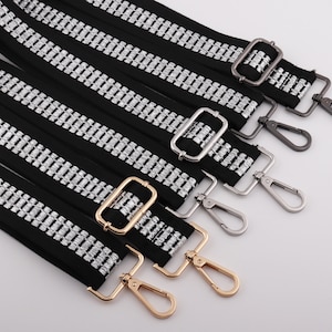 1.5&quot; (38mm) width 82cm-148cm adjustable crossbody strap replacement strap flower bag strap  single shoulder handbag strap