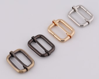 1" (25mm innen) Metall-Einsteller Schiebeschnall Schnrückzieher Riemen Schieber Geldbörse Ring Schnalle Schnalle Schnalle Geldbörse Hardware 2-4-10pcs