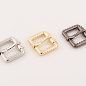 3/4" (19 mm innermått) bältesjusterare spänne tri-bar spännen remspänne justerare skjutreglage läderväv handtillbehör 2-4-10 st