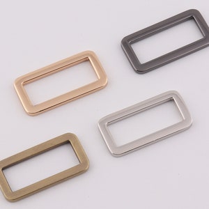 1.25&quot; (31mm Interior) rectángulo de metal hebilla rectangular anillos bolso correa correa rectangular rectángulo rectangular hardware 2-4-10 piezas