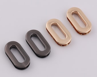 19mm alloy eyelets screw eyelet oval grommet metal grommets for leather craft 2-4-10 pcs
