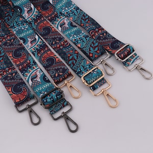 1.5&quot; (38mm) width 82cm-148cm adjustable crossbody strap replacement strap flower bag strap  single shoulder handbag strap