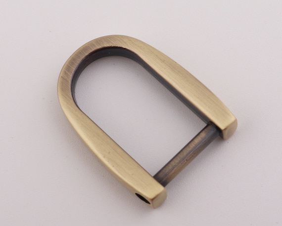 D Ring Screw Gold Brass Strap Connector for Lv Cosmetic pouch