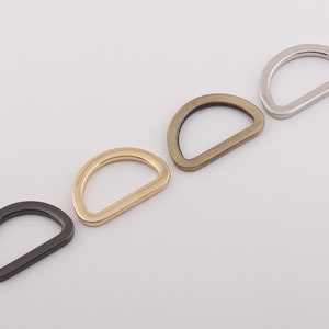 1&quot; (25mm Inner)  metal d ring buckle strap rings bags hardware  purse d ring alloy d rings 2-4-10pcs