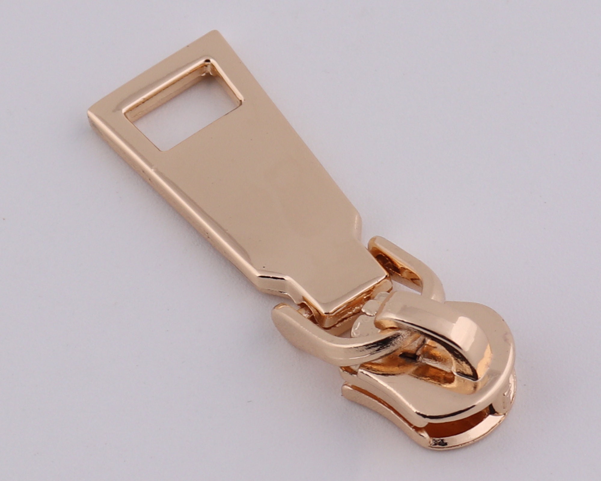 2023 New Tab Detachable Buckle Round Pull Accessories Zipper Zipper Pendant  Head Locking Jewelry Materials Neutral Beads For Jewelry Making (rose Gold