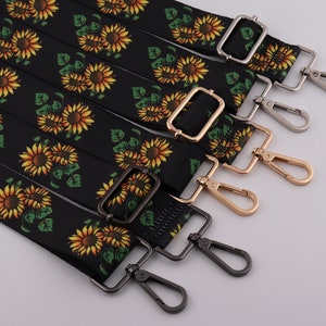 1.5&quot; (38mm) width 82cm-148cm adjustable crossbody strap replacement strap flower bag strap  single shoulder handbag strap