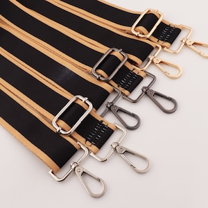 1.5&quot; (38mm) width 82cm-148cm  adjustable length canvas shoulder strap crossbody bag purse handbag straps replacement shoulder bag strap