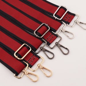 1.5&quot; (38mm) width 82cm-148cm  adjustable length canvas shoulder strap crossbody bag purse handbag straps replacement shoulder bag strap