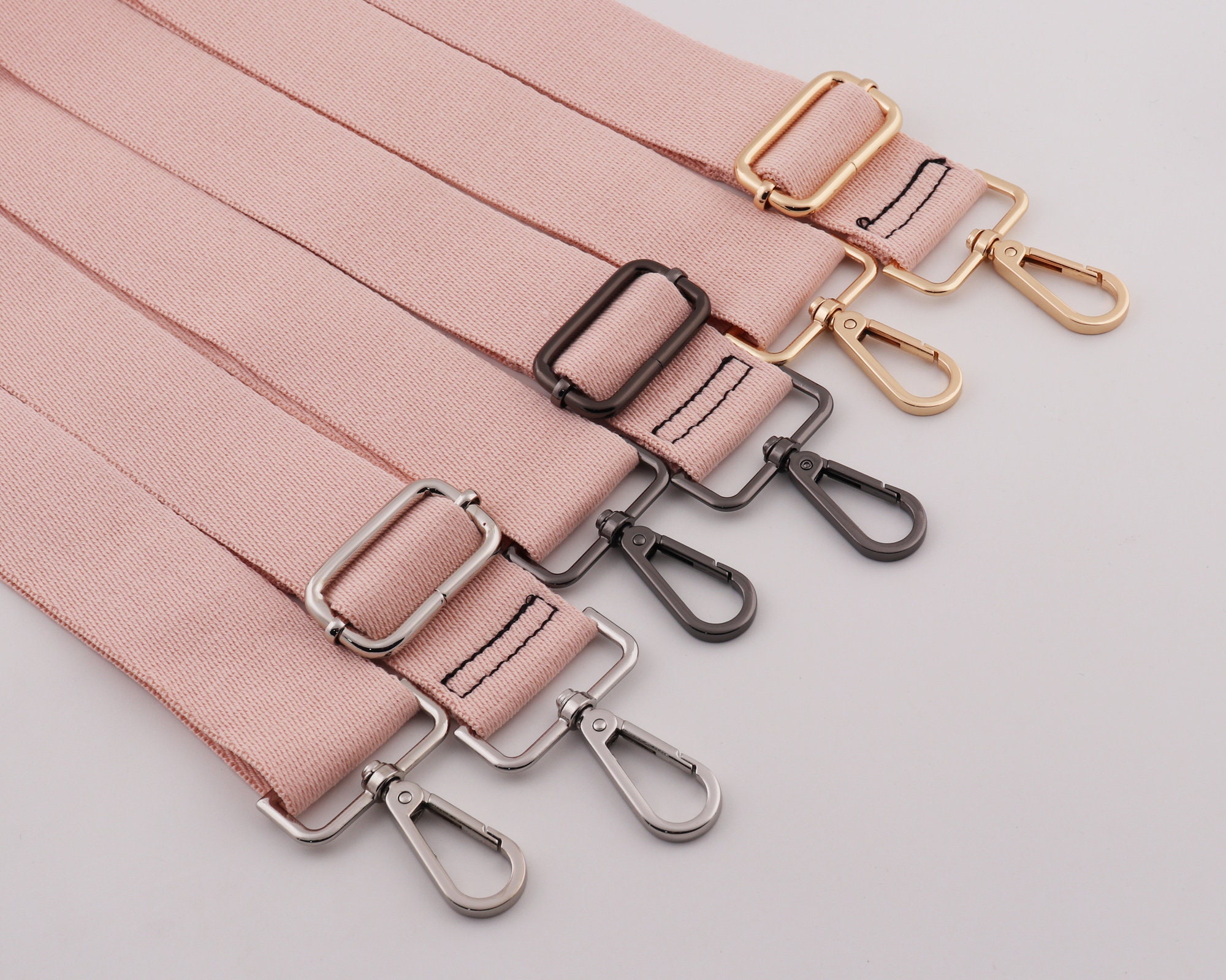 Purse Strap Wide Shoulder Strap Adjustable Replacement Crossbody Handbag  (Pink, Wide: 1.5)