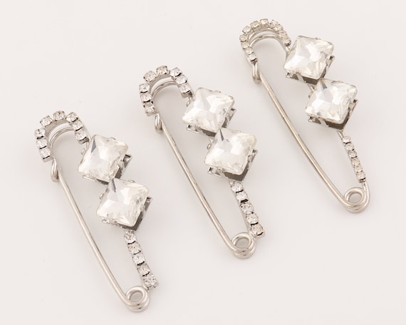 Crystal metal pins Amazon.com: Sowaka 2 Pcs Brooch Pins for Women with Pearl  main image 3