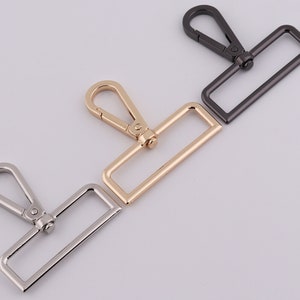 2" (50mm Inner) swivel clasp swivel hook push gate snap hook purse clasp purse hardware 2-4-10pcs