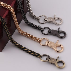 120cm metal crossbody bag chain, 7mm high quality purse chain, shoulder handbag chain,replacement handle chain 1-2 pcs