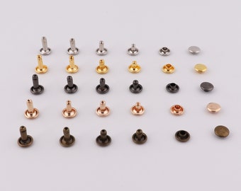 8×6mm 8×8mm 8×10mm 8×12mm metal rivets double cap round rivets leather rivet  20sets contact customer service for other quantities