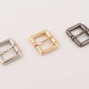 1" (25 mm innermått) bältesjusteringsspänne tri-bar spännen remspänne justeringsreglage läderväv handtillbehör 2-4-10 st